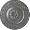Ekena Millwork Milan Ceiling Medallion, Hand-Painted Silver, 47 5/8"OD x 2 3/4"P CM47MISLS - alternate 1